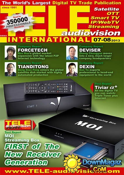 TELE-audiovision - July/August 2013 TELE-audiovision - July/August 2013