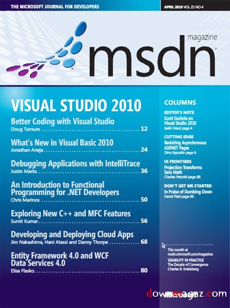 MSDN Magazine - April 2010 MSDN Magazine - April 2010