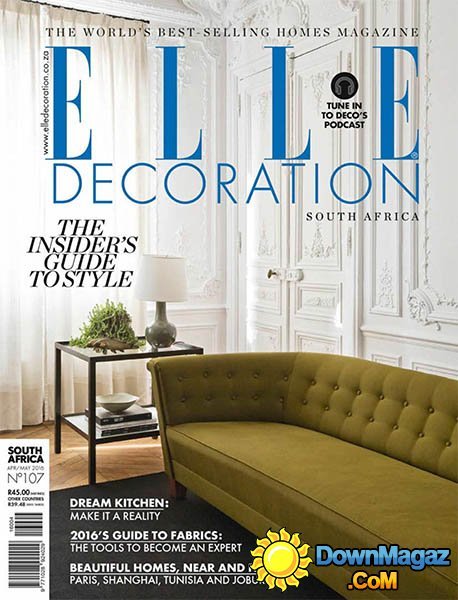 Elle Decoration SA - April - May 2016