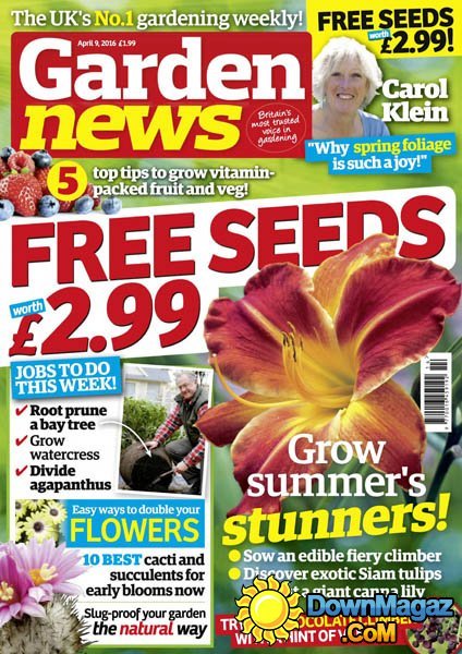 Garden News - April 9, 2016 Garden News - April 9, 2016