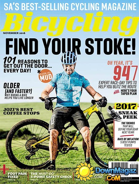 Bicycling SA - November 2016 Bicycling SA - November 2016
