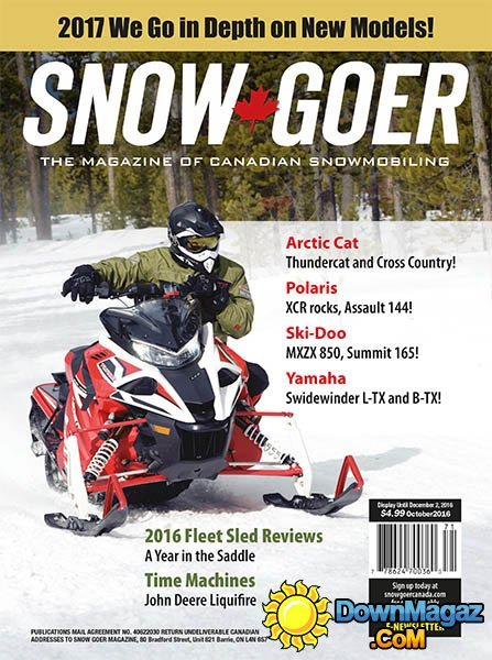 Snow Goer CA - October 2016