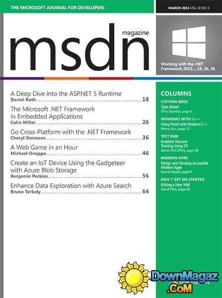 MSDN - March 2015 MSDN - March 2015