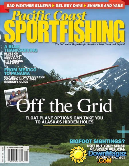 Pacific Coast Sportfishing USA - November/December 2015