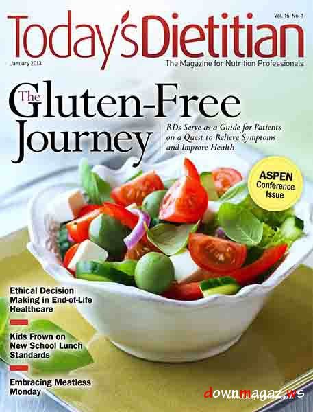 Today's Dietitian - January 2013 Today's Dietitian - January 2013