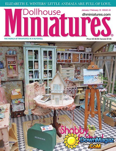 Dollhouse Miniatures - January/February 2015