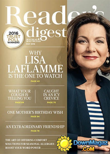 Reader's Digest CA - May 2016 Reader's Digest CA - May 2016
