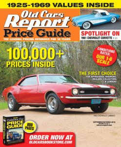 Old Cars Report Price Guide - 09/10 2018