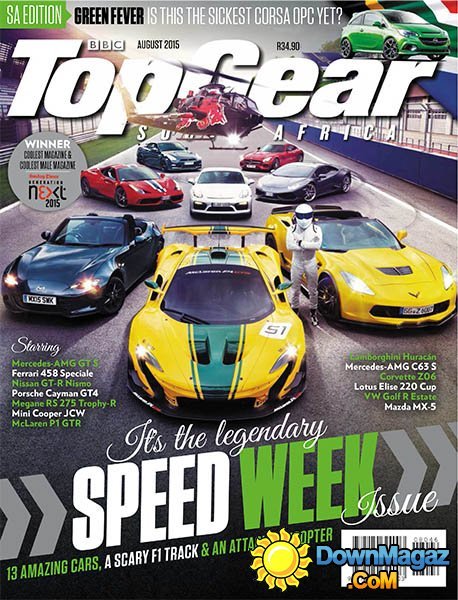 BBC Top Gear South Africa - August 2015 BBC Top Gear South Africa - August 2015