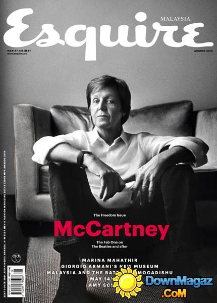 Esquire Malaysia - August 2015 Esquire Malaysia - August 2015