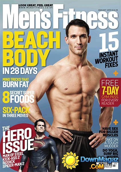 Men's Fitness UK - August 2013 Men's Fitness UK - August 2013