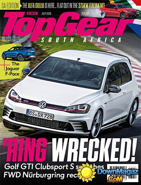 BBC Top Gear SA - July 2016 BBC Top Gear SA - July 2016