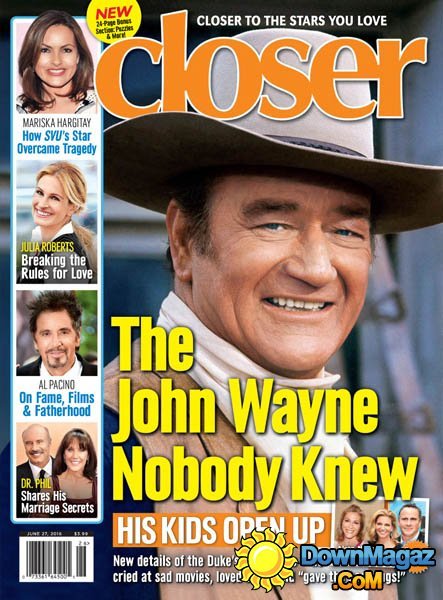 Closer USA - June 27, 2016 Closer USA - June 27, 2016