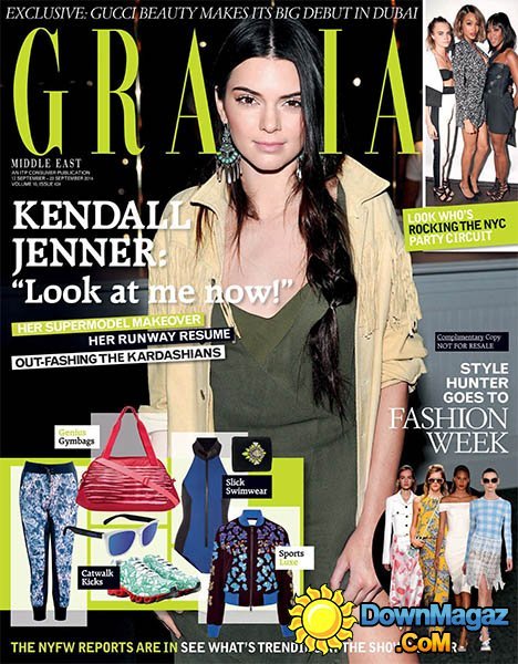 Grazia Middle East - 17 September 2014 Grazia Middle East - 17 September 2014