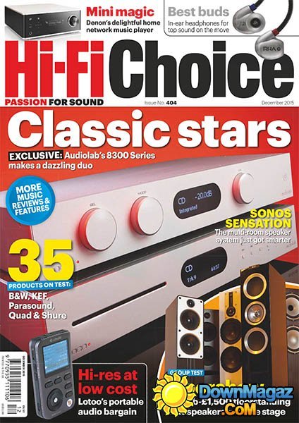 Hi-Fi Choice UK - December 2015 Hi-Fi Choice UK - December 2015