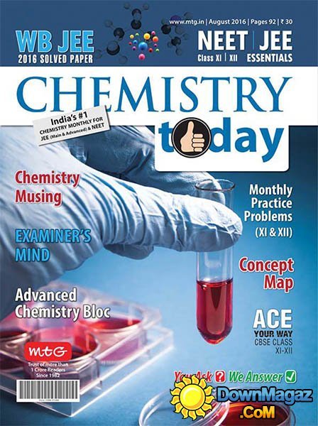 Chemistry Today - August 2016 Chemistry Today - August 2016