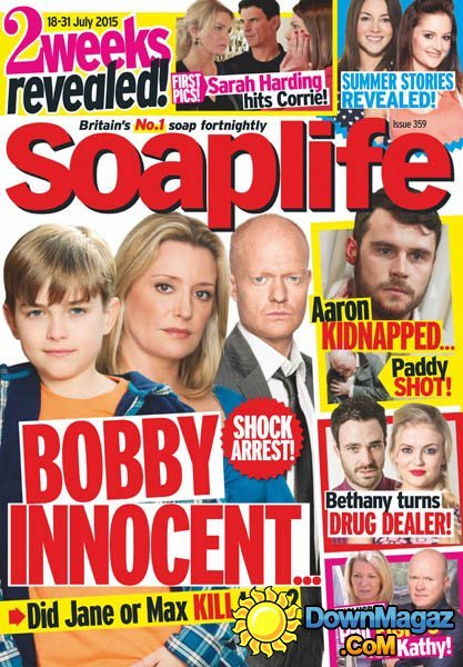 Soaplife UK - 18 July 2015 Soaplife UK - 18 July 2015
