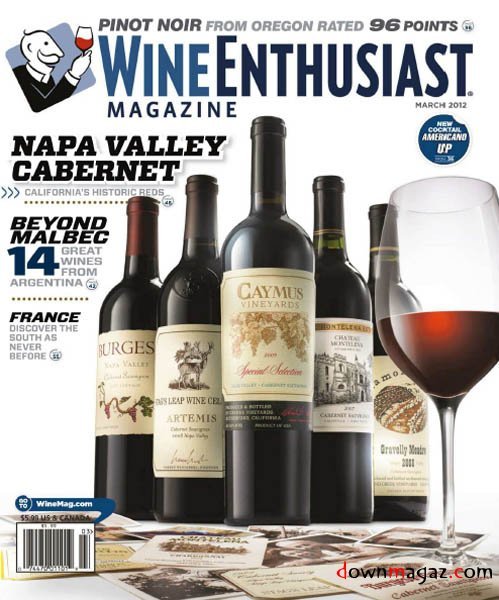 Wine Enthusiast - March 2012 Wine Enthusiast - March 2012