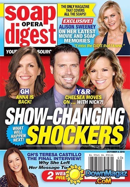 Soap Opera Digest - 3 October 2016