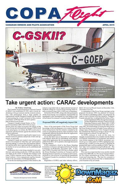 COPA Flight - April 2015