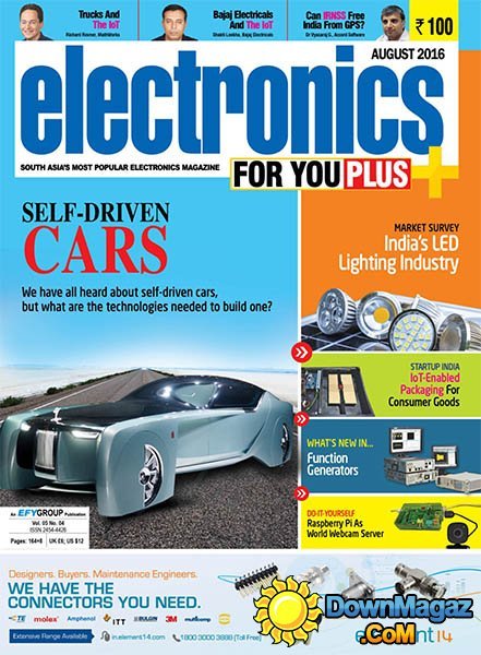 Electronics For You - August 2016 Electronics For You - August 2016