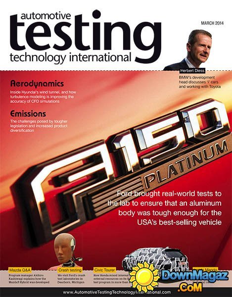 Automotive Testing Technology International - March 2014 Automotive Testing Technology International - March 2014