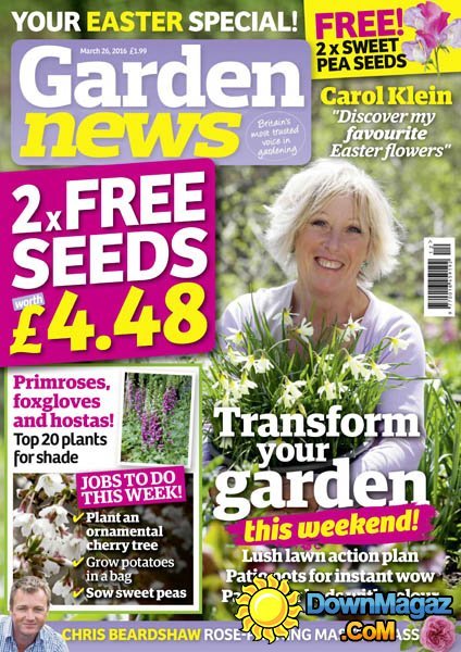 Garden News - March 26, 2016 Garden News - March 26, 2016