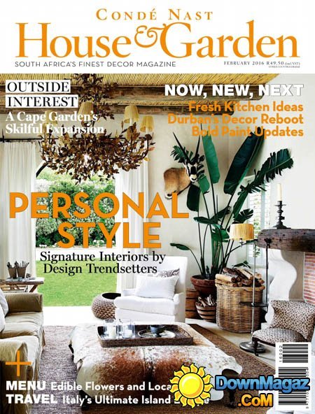 Condé Nast House & Garden - February 2016 Condé Nast House & Garden - February 2016