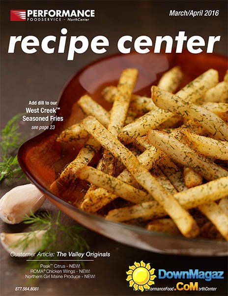 Recipe Center - March/April 2016