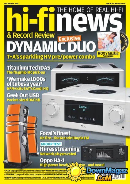 Hi-Fi News - September 2014