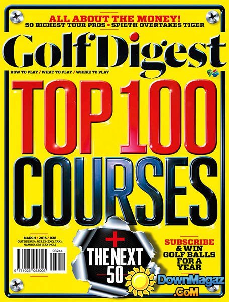 Golf Digest SA - March 2016 Golf Digest SA - March 2016