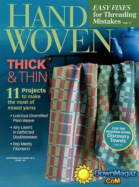 Handwoven - November - December 2016 Handwoven - November - December 2016