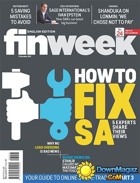 Finweek SA - 12 November 2015 Finweek SA - 12 November 2015