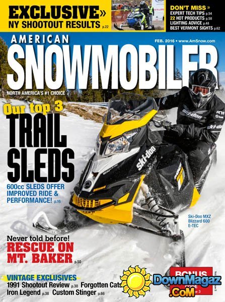 American Snowmobiler - February 2016