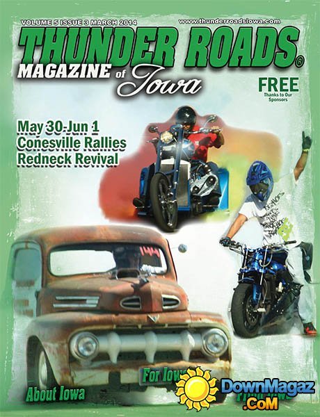 Thunder Roads of Iowa - March 2014 Thunder Roads of Iowa - March 2014