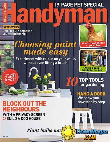 Handyman New Zealand - May 2014 Handyman New Zealand - May 2014