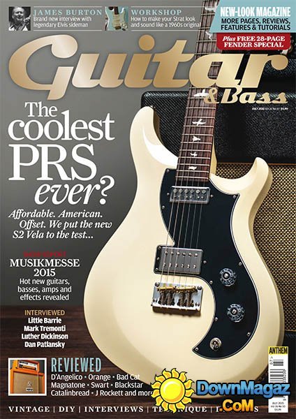 Guitar & Bass UK - July 2015 Guitar & Bass UK - July 2015