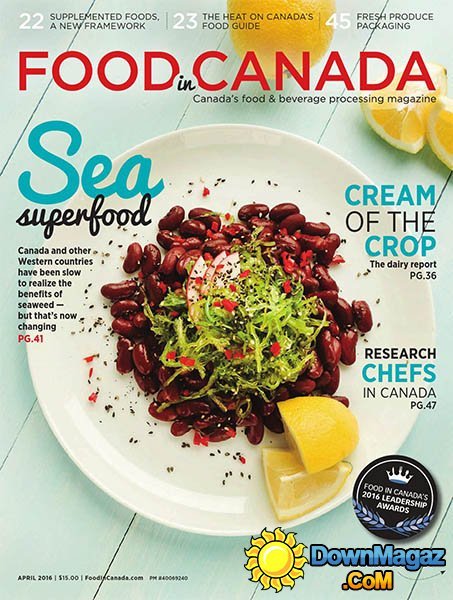 Food In Canada - April 2016 Food In Canada - April 2016