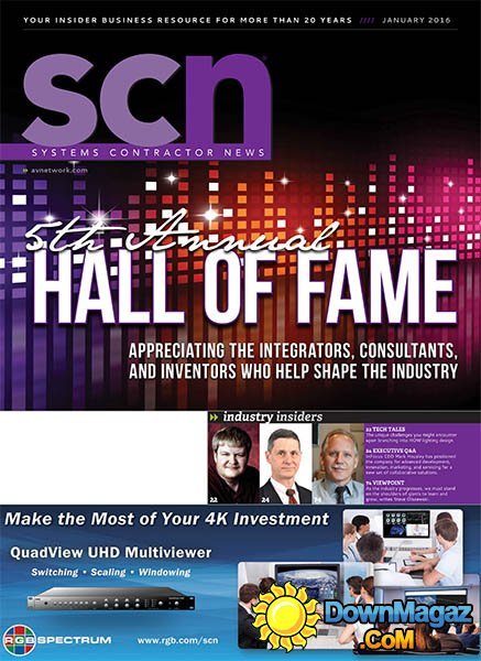 Systems Contractor News USA - January 2016 Systems Contractor News USA - January 2016