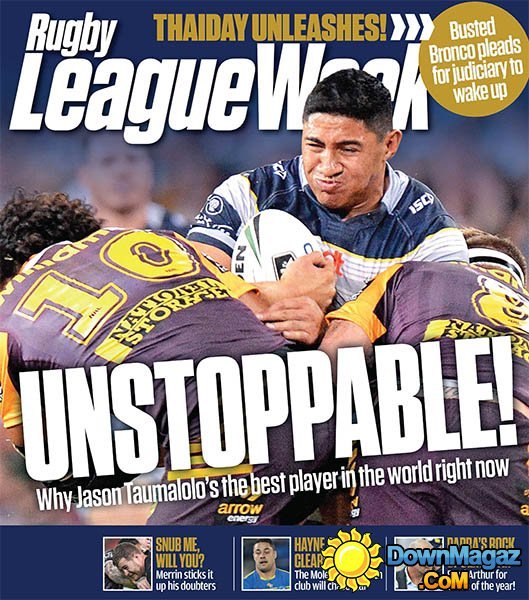 Rugby League Week - 28 July 2016 Rugby League Week - 28 July 2016