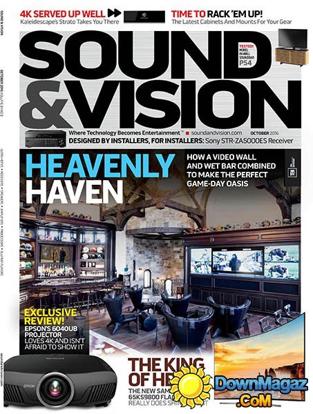 Sound & Vision - October 2016 Sound & Vision - October 2016