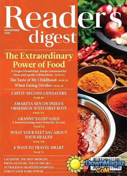 Reader's Digest IN -November 2015 Reader's Digest IN -November 2015