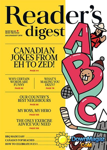 Reader's Digest CA - July-August 2016 Reader's Digest CA - July-August 2016