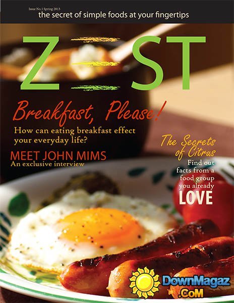 ZEST N.1 - Spring 2013 ZEST N.1 - Spring 2013