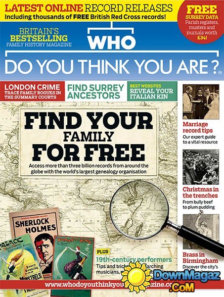 Who Do You Think You Are? - December 2014 Who Do You Think You Are? - December 2014