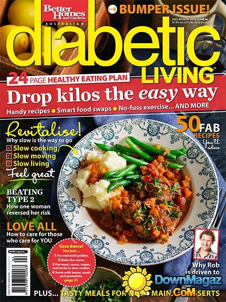 Diabetic Living Australia - July/August 2013 Diabetic Living Australia - July/August 2013