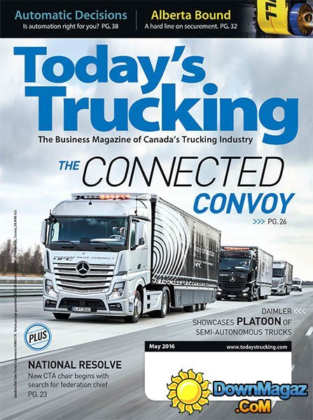 Today's Trucking - May 2016 Today's Trucking - May 2016