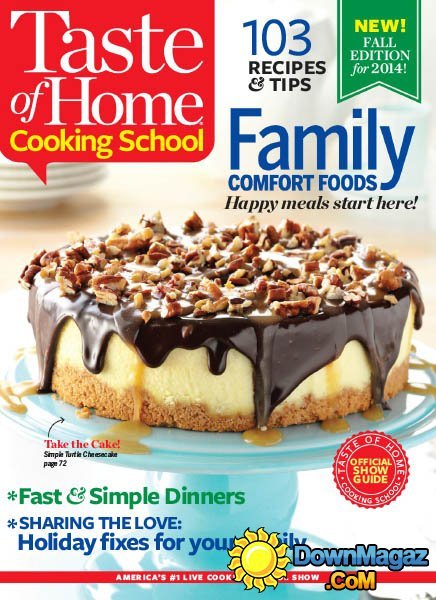 Taste of Home Cooking School - Fall 2014 Taste of Home Cooking School - Fall 2014