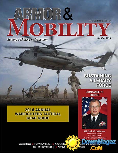 Armor & Mobility - September 2016 Armor & Mobility - September 2016