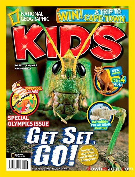 National Geographic KIDS South Africa - July 2012 National Geographic KIDS South Africa - July 2012